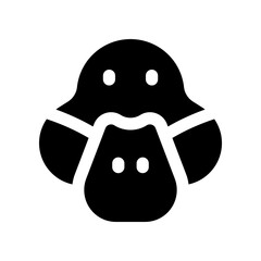 duck icon for your website design, logo, app, UI. 