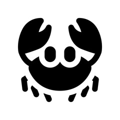 crab icon for your website design, logo, app, UI. 