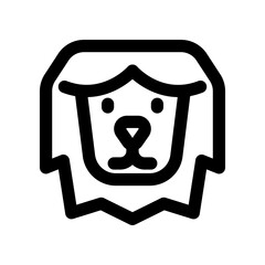 lion icon for your website design, logo, app, UI. 