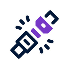 seat belt icon for your website, mobile, presentation, and logo design.