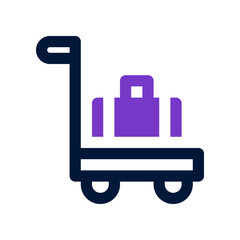 trolley icon for your website, mobile, presentation, and logo design.