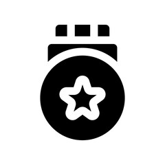 medal icon for your website design, logo, app, UI. 