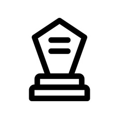 trophy icon for your website design, logo, app, UI. 