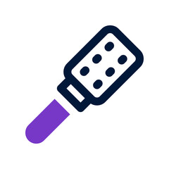 hairbrush icon for your website design, logo, app, UI. 