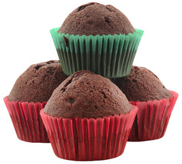 Freshly prepared homemade muffin