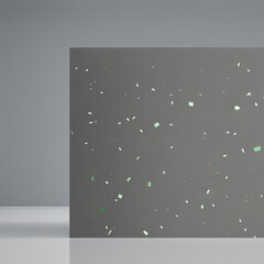 3D concrete, beauty product, gray display, cosmetic promotion. Pedestal podium on white background. Natural rock, grey stone. Minimal, industrial scene. Abstract 3d render with copy space