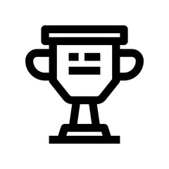 trophy icon for your website, mobile, presentation, and logo design.