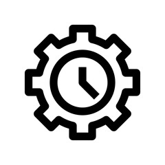 time management icon for your website, mobile, presentation, and logo design.