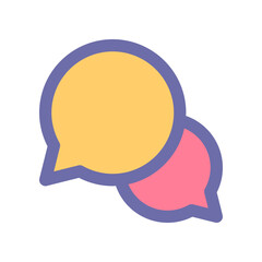 speech bubble icon for your website design, logo, app, UI. 