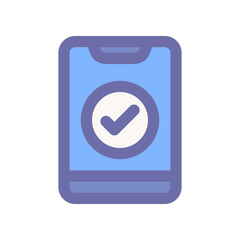 smartphone icon for your website design, logo, app, UI. 