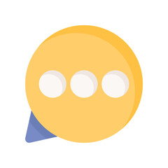 speech bubble icon for your website design, logo, app, UI. 
