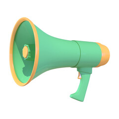 Green Megaphone speaker