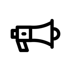 megaphone icon for your website design, logo, app, UI. 