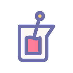 beaker icon for your website design, logo, app, UI. 