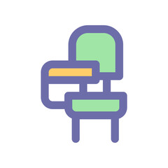 chair icon for your website design, logo, app, UI. 