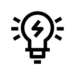 bulb icon for your website, mobile, presentation, and logo design.