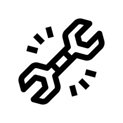 wrench icon for your website, mobile, presentation, and logo design.
