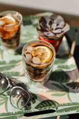 Boissons rafraîchissantes pendant les vacances d'été