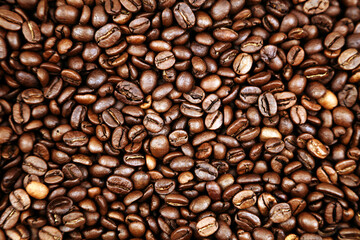 Fototapeta premium Roasted coffee beans