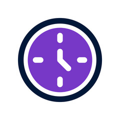 clock icon for your website, mobile, presentation, and logo design.