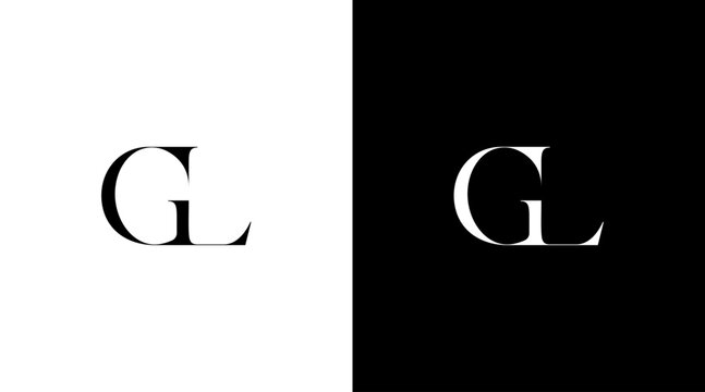 Letter gl initial logo business monogram icon Design