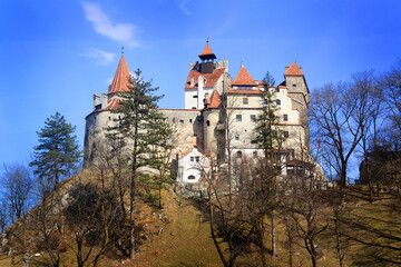 Fototapeta na wymiar Bran Castle (commonly known as Dracula's Castle), Romania