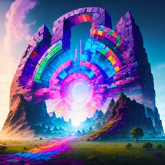 portal rainbow world