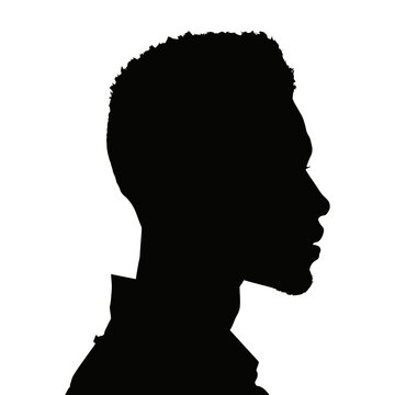 black man silhouette