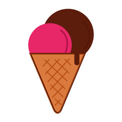 ice cream cone icon PNG image with transparent background