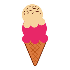 ice cream cone icon PNG image with transparent background