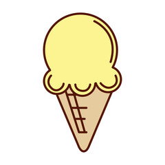 ice cream cone icon PNG image with transparent background