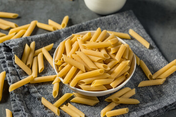 Raw Dry Mostaccioli Penne Lisce Pasta