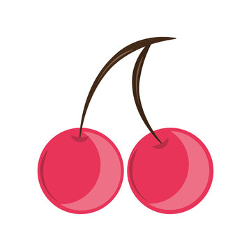 Cherry PNG image icon with transparent background