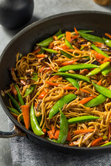 Savory Homemade Asian Ramen Noodle Stir Fry