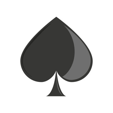 poker spades icon PNG image with transparent background