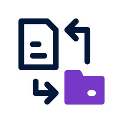 Fototapeta premium exchange icon for your website design, logo, app, UI. 