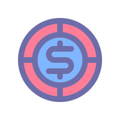 target icon for your website design, logo, app, UI. 