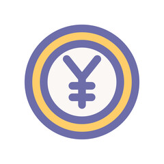 yen icon for your website design, logo, app, UI. 