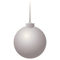 Christmas tree ball PNG image icon with transparent background