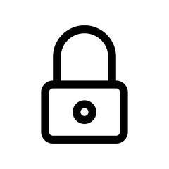 lock icon for your website design, logo, app, UI. 