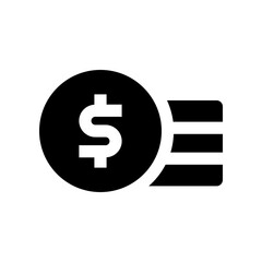 coine icon for your website design, logo, app, UI. 