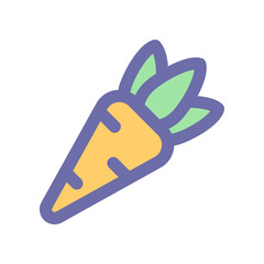 carrot icon for your website design, logo, app, UI. 