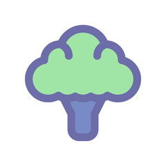 broccoli icon for your website design, logo, app, UI. 