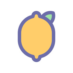 lemon icon for your website design, logo, app, UI. 