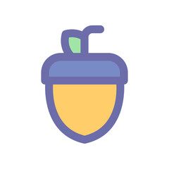 acorn icon for your website design, logo, app, UI. 