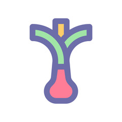 spring onion icon for your website design, logo, app, UI. 
