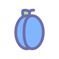 plum icon for your website design, logo, app, UI. 