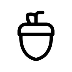 acorn icon for your website design, logo, app, UI. 