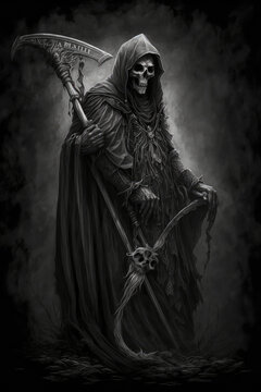 Grim Reaper Illustration