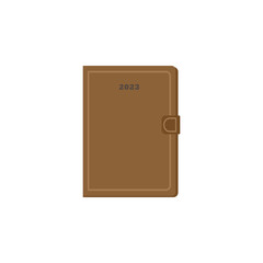 Diary, notebook. Paper. Vector illustration.